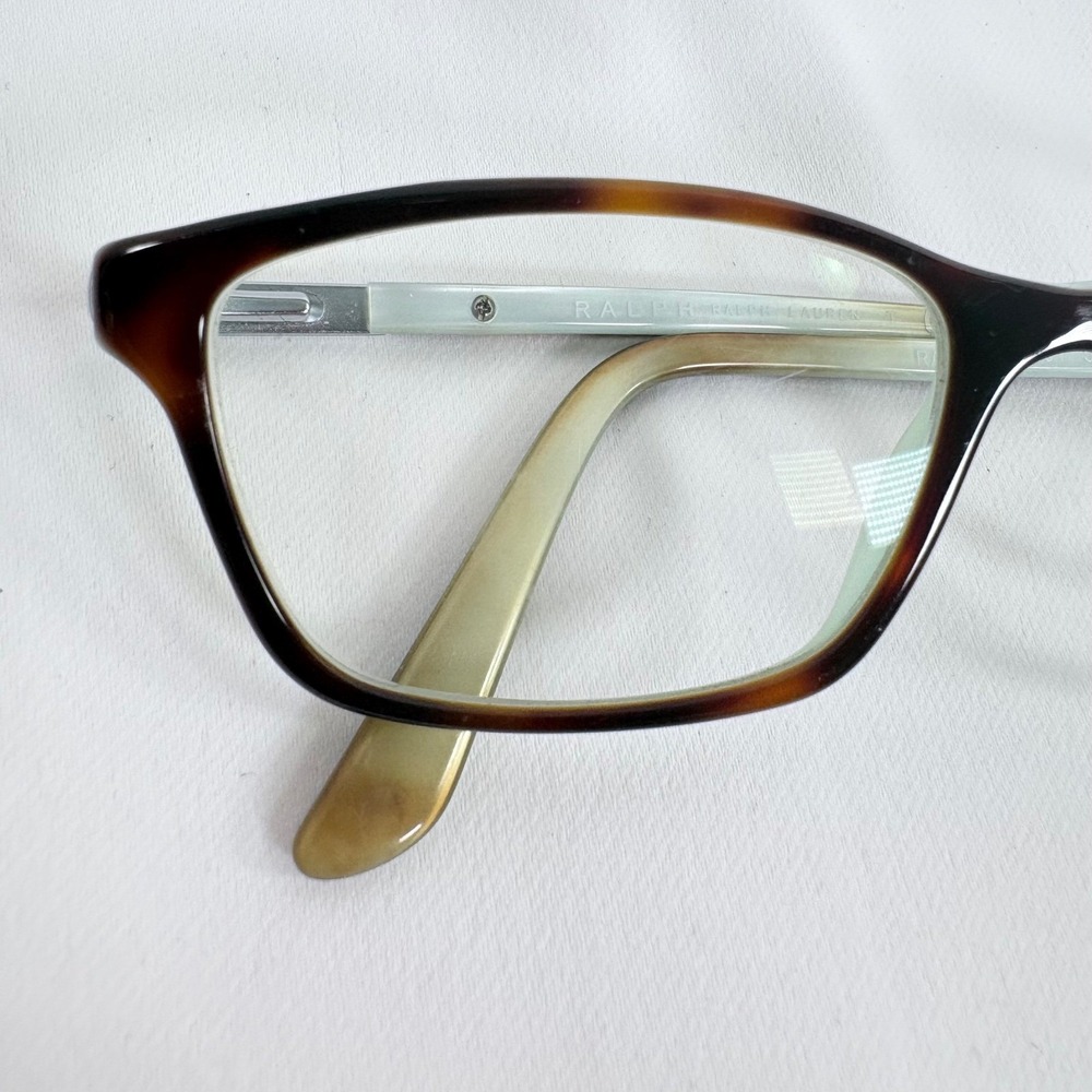 Ralph Lauren Eyeglasses RA7044 Tortoise Light Blue Rectangular Frames Only 50mm